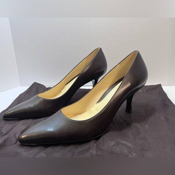 Cole Haan pumps dark brown size 9b - Picture 1 of 8